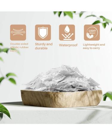 100 Disposable Shower Caps - Waterproof Reusable Hair Caps for Men & Women | Ideal for Deep Conditioning & Travel Essentials - Buy Online on GoSupps.com