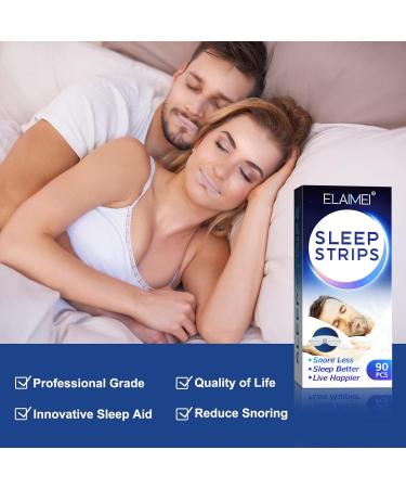 90PCS Mouth Tape for Sleeping | Gentle Sleep Strips for Better Nose Breathing | Reduce Snoring Aids & Mouth Breathing - Buy Online on GoSupps.com