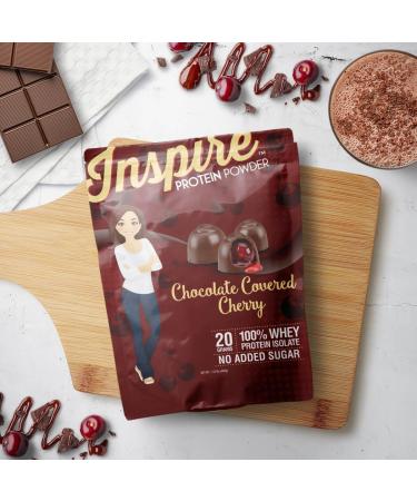 Bariatric Eating Inspire Chocolate Covered Cherry 20g Whey Protein Isolate Powder (20 Servings) - Buy Online on GoSupps.com