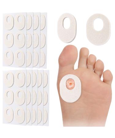 Noverlife 54PCS Oval Shaped Felt Callus Protective Foot Pads  Soft Corn Pads for Toes  Breathable Self-Stick Metatarsal Pads  Adhesive Foot Blister Pads  Pain Relief Callus Cushions 1/8 inch
