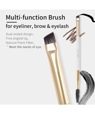 Flat Angled Eyebrow Brush & Fine Angled Eyeliner Brush & Eyelash Brush Set ENZO KEN Fine Angled Brow Brush Flat Eyebrow Brush Eyeliner Brush Fine Angled Winged Eyeliner Brush Angled. White 163-3P 6in.L 163-3Pc-White - Buy Online on GoSupps.com