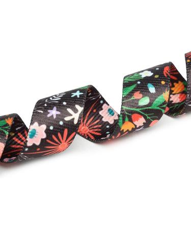 Suredoo Soft Nylon Dog Collar - Floral Design for Small Medium & Large Dogs | Comfortable & Adjustable (S: 25-40 cm) - Buy Online on GoSupps.com