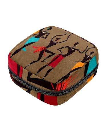 Africa women's napkin storage bag menstrual pad bag portable menstrual cup pocket with zipper for teenagers girls women women