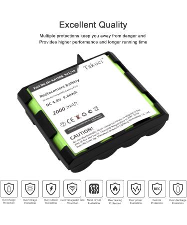 Replacement Ni-MH Battery for Compex 4H-AA1500 - Compatible with Sport Elite Elite 2.0 Performance Models - 4.8V 2000mAh - Buy Online on GoSupps.com