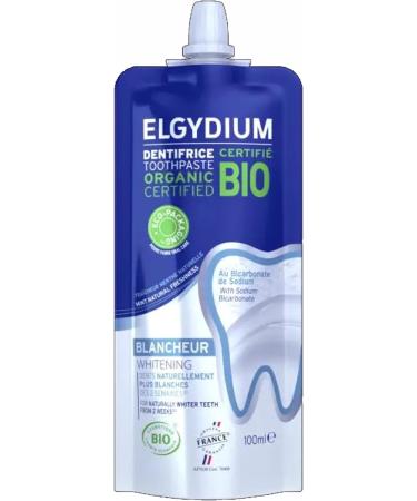ELGYDIUM Bio Whitening Toothpaste 100ml Preserves the natural whiteness of teeth - Pack of 3 x 100ml - Buy Online on GoSupps.com