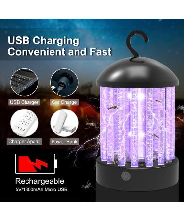 Mosquito Killer lamp Portable Electronic Indoor Insect Killer Bug Zapper Insect Trap Electronic Shock Mosquito Killer UV Light Child Safety Fly Pests Catcher Lamp Mosquito Trap for Indoor outdoor - Buy Online on GoSupps.com