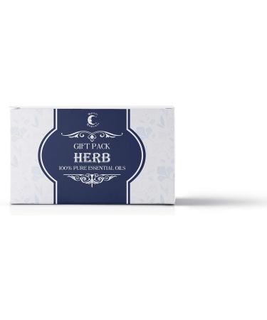 Mystic Moments Essential Oil Starter Pack | 5 x 10ml Herb Oils for Aromatherapy - International Shipping Available - Buy Online on GoSupps.com
