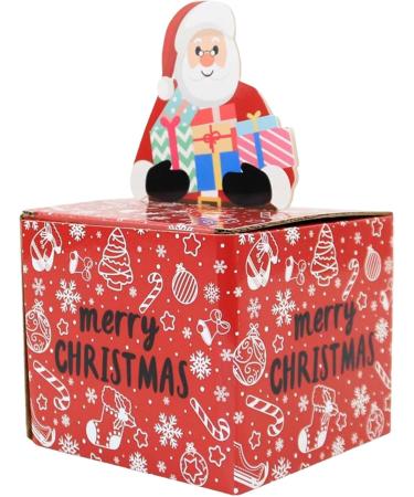 Shakven Christmas Cash Boxes Paper Christmas Cash Dispenser Box - with 30 Bags Candy Box Holiday Cash Pull Package Box for Loved Person Red - Buy Online on GoSupps.com