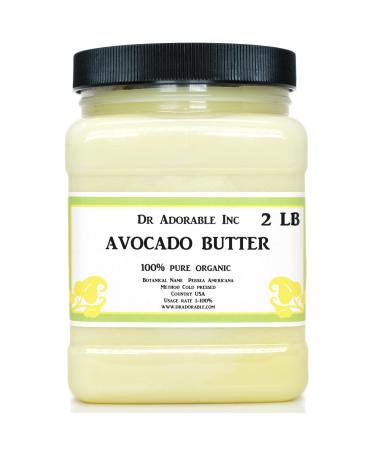 Dr Adorable - 2 lb - Avocado Butter - Refined Pure Natural Organic Raw