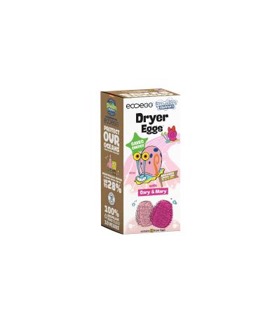 Ecoegg SpongeBob SquarePants x Dryer Egg | Mary and Gary Dryer Eggs | Reduces Drying Time | Tumble Dryer Balls replacement | Softens Clothes | Hypoallergenic | Fragrance Free | 2 Eggs - Buy Online on GoSupps.com