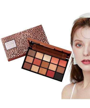 Eyeshadow Palette 15 Colors Matte Eyeshadow Palette - Multi Reflective Shimmer Matte Pressed Pearls Eye Shadow Makeup 3