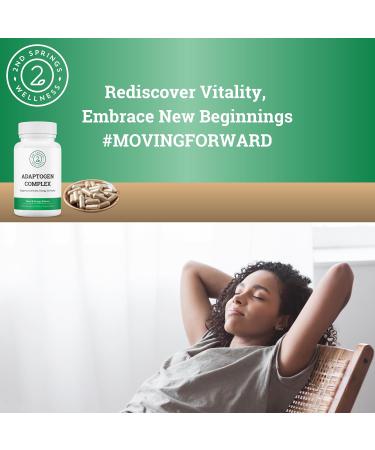 2nd Springs Mind & Body Harmony Bundle - 7 Mushroom & Brain Support for Cognitive Wellness Super B-100 & Adaptogen Complex for Energy & Stress Resilience - Buy Online on GoSupps.com