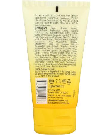 Giovanni Pineapple Ginger Conditioner 1.5 fl oz - Nourishing & Hydrating Hair Care for All Hair Types | International Shipping Available - Buy Online on GoSupps.com