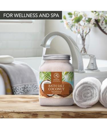 Sel de Bain Coco 1300g - Sels Marins Aromatis s - Huile de Noix de Coco - Sels de Mer Apaisantes et Hydratantes - Soin du Corps - Bon Sommeil - Bain Relaxant - Buy Online on GoSupps.com