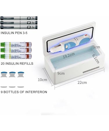 Portable Mini Insulin Refrigerator Car Mini Rechargeable Refrigerator Insulin Refrigerator With High-Definition LED Screen Battery Operated - Buy Online on GoSupps.com