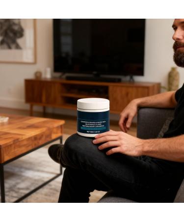 Moisturizing Beard Cream - 100g Softening Beard Cream Soothing Balm for Facial Hair - For shaving showering travel grooming and daily use - Buy Online on GoSupps.com