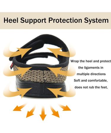 Gaoxiao Women's Diabetic Sandals - Open Toe Velcro Extra Wide Orthopedic Slippers for Swollen Feet - Comfy & Breathable Elderly Shoes in Black (Size 36) - Buy Online on GoSupps.com