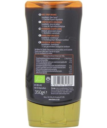  Biona Biona Organic Date Syrup - 350g (box of 6) - Buy Online on GoSupps.com