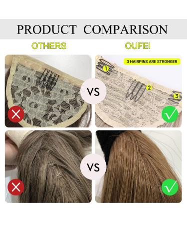 Buy Oufei 24-Inch Blonde Long Straight Synthetic Ponytail Extension with Velcro Fastener - Natural Look for Women - Buy Online on GoSupps.com