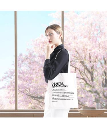 JTOUK Dental Assistant Gift | Ideal Dentist & Hygienist Present | Unique Dental Tote Bag - Buy Online on GoSupps.com