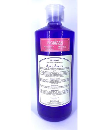 Buy Anti Dandruff & Regenerative Shampoo Ajo y rnica 1L - Florigan Purple | Fast International Shipping - Buy Online on GoSupps.com