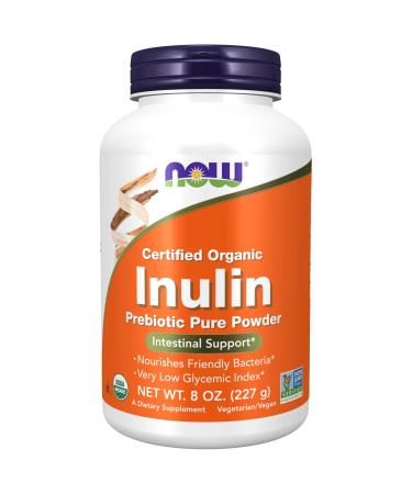 NOW Organic Inulin Powder 8-Ounce