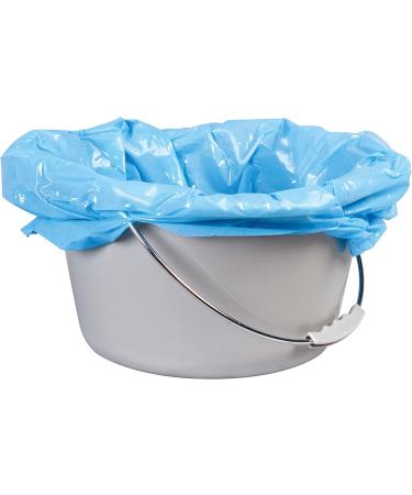 Carex Commode Liners - 21 Pack with Absorbent Powder - Disposable Toilet Liners - Pack of 3 - Buy Online on GoSupps.com