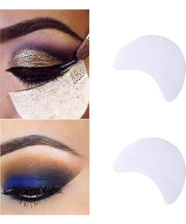 Funien 100 Pieces of Eye Shadow Pads Stencils Eye Shadow Pads Stickers Eye Shadow Shield for Eye Lip Makeup Supplies 20 Pieces Eyeshadow - Buy Online on GoSupps.com