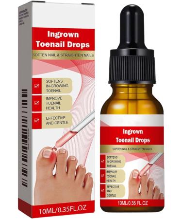 Ingrown Toenail Repair Solution - 10 ml - Ingrown Toenail Treatment - Nourishing Product for Dry Damaged Cracks - Brittle Cracks - For Men and Women - Buy Online on GoSupps.com