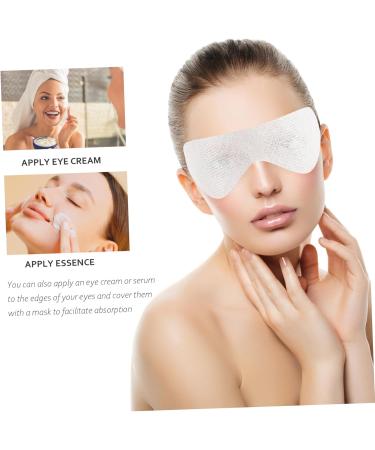 Healeved 60 Sheets Eye Mask Eye Pads Cotton Eye Paper Eye Beauty Paper Dry Eyes Eye Covers for Facials Eye Drops Nursing Accessories Eye Supply Non-woven Fabric Paper Film Compression White - Buy Online on GoSupps.com