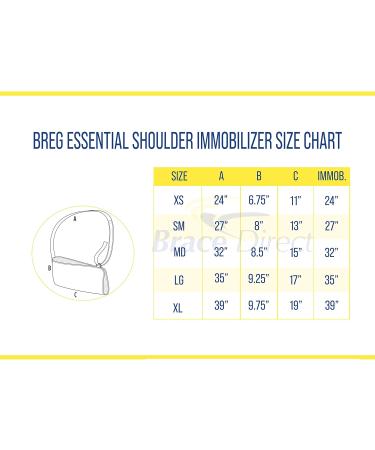 Breg Essential Shoulder Immobilizer - Lightweight Comfortable Support | International Shipping Available - Buy Online on GoSupps.com