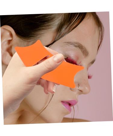 Didiseaon Liquid Eyeliner Heated Lash Curler Make up Eyeliner Aid Mascara Guard Mold Auxiliary Eyes Miss 10.3x3.8cm Orange - Buy Online on GoSupps.com