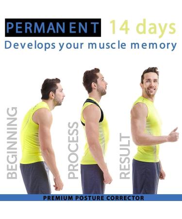 Posture Corrector Adjustable Back Straightener Upper Back Brace Shoulder Back Straightener for Posture Correction Shoulder Upright Support Trainer Spine Corrector - Buy Online on GoSupps.com