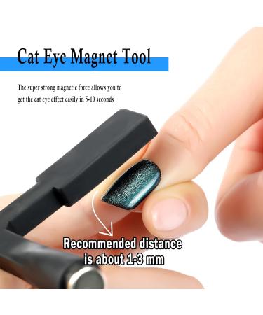 Cat Eye Nail Magnet Tool - 5 in 1 Magnetic Wand for Nail Art & Design Accessories | International Shipping Available - Buy Online on GoSupps.com