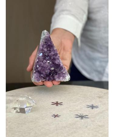 Deep Purple Amethyst Crystal Rock 0.5-1 lb Raw Cluster Uruguay Quartz Geode - Premium Grade Amethyst - Buy Online on GoSupps.com