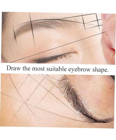 PLAFOPE Brow Mapping Thread Ink Pattern Embroidery Thread Ruler Brows Eyebrow Stamp Microblading Caliper Brow Ruler Draw a Line - Buy Online on GoSupps.com