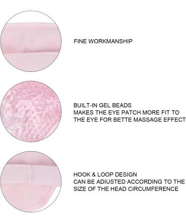 TITADONG Cooling Gel Bead Eye Patch for Kids Adults Reusable Hot Cold Compress Eye Pack Cover for Swelling Fatigue Relief Washable Easy to Clean Cold Eye Masks for Pink - Buy Online on GoSupps.com