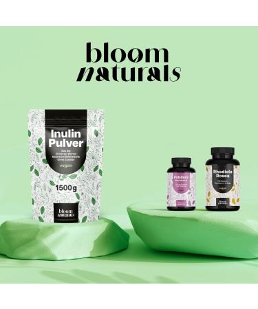 Inulin powder 1500 g (1.5 kg) - Made from chicory root - Natural source of fiber - 300-day supply - Buy Online on GoSupps.com