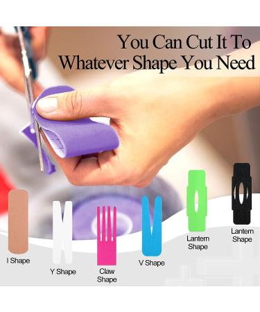 20 Rolls Kinesiology Recovery Tape 2 Inch x 16 ft - Breathable Muscle Pain Relief for Gym, Fitness, Running, Tennis, Swimming - Waterproof Cotton Elastic Athletic Tapes (Multicolor) - Buy Online on GoSupps.com