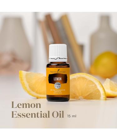 Young Living Lemon Essential Oil - Premium 15ml for Skin Care & Aromatherapy - Fresh Citrus Scent for Perfume & Diffusers - International Shipping Available - Buy Online on GoSupps.com
