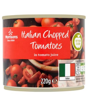Morrisons Italian Chopped Tomatoes 220g