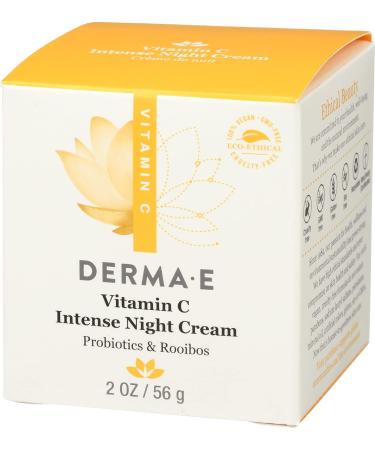 Derma E Vitamin C Intense Night Cream Parabens Free Vegan 2 Ounces (Pack of 1) - Buy Online on GoSupps.com