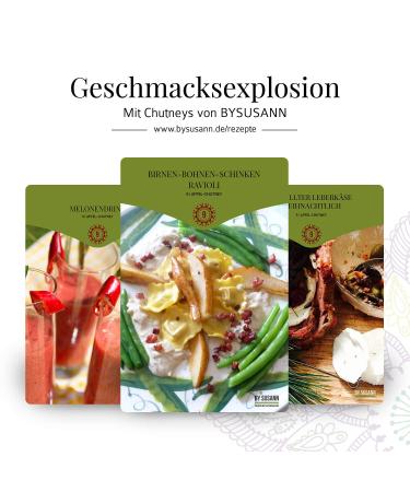 BY SUSANN - 09 Apple Chutney 150g Jar | Intense Fruity Flavor & Medium Heat | International Shipping Available - Buy Online on GoSupps.com