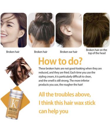 Bilisar Hair Wax Stick - Non-greasy Slick Hair Pomade for Long-lasting, Professional Styling - Portable Broken Hair Shaping Wax - Buy Online on GoSupps.com