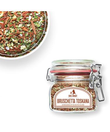 EDEL KRAUT | ORGANIC Bruschetta Tuscany in a premium glass 100g | Spices in a glass
