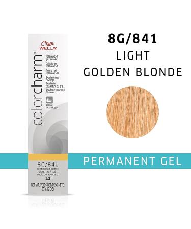 Wella Color Charm Gel Haircolor 8G Light Golden Blonde - Long Lasting Gelfuse Technology for Gray Coverage - Buy Online on GoSupps.com