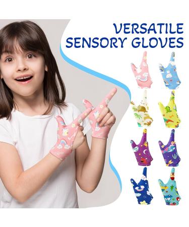 16 Pcs Kids Thumb Sucking Gloves - Breathable Thumb Guard for Nail Biting - Cute Finger Stopper - 8 Styles Available - Ages 3-6 Years - Buy Online on GoSupps.com