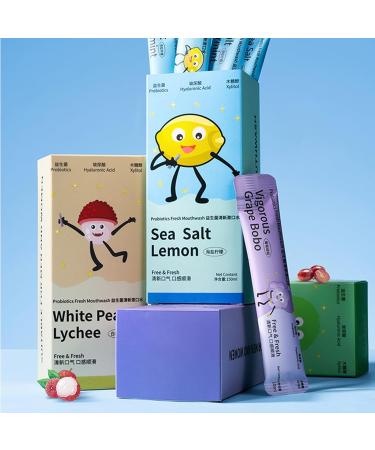 Mouthwash Sachets - 15 Portable Refreshing Sachets - Fruity Scent Instant Freshness Adult Travel Bathroom Meals - Buy Online on GoSupps.com