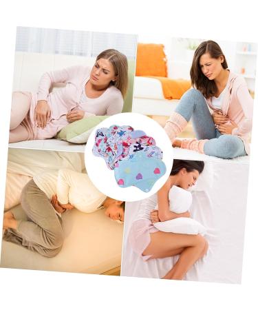 Lurrose 7pcs Women's Reusable Panties & Pads Set | Washable Menstrual Cloth & Bamboo Charcoal Liners with Storage Bag - Buy Online on GoSupps.com