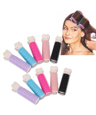 10 pieces hair clipping curlers curly hair styling clip fast curling hair clip washable reusable portable hair root clips for hair styling - Buy Online on GoSupps.com